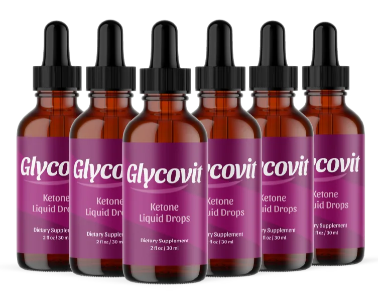 Glycovit six-bottle bundle, the order size that includes both free bonuses and free US shipping