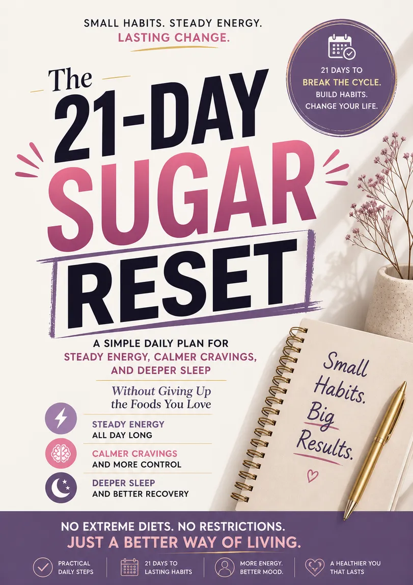 The 21-Day Sugar Reset, a free digital bonus guide included with Glycovit bundles