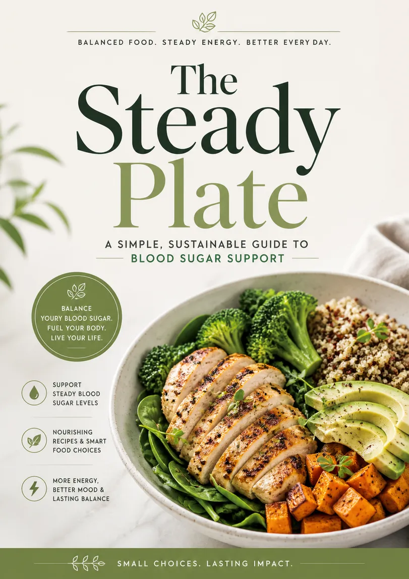 The Steady Plate, a free digital bonus guide included with Glycovit bundles
